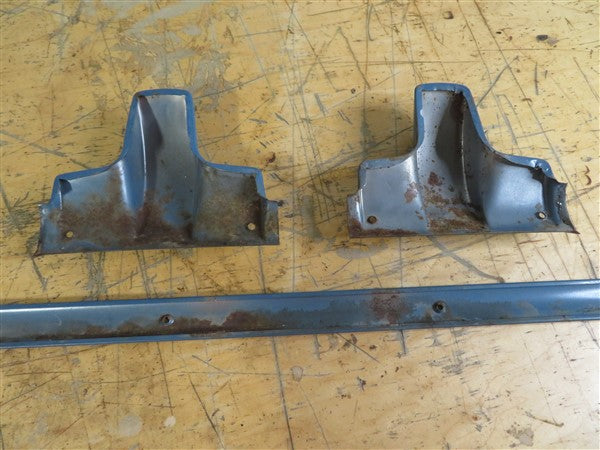 1955 Chevrolet Wagon Rear Upper Liftgate Hinge Covers