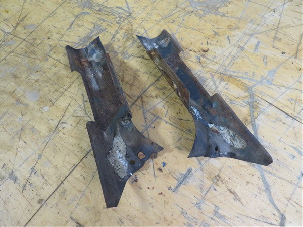 1955 Chevrolet Wagon Rear Lower Hinge Covers