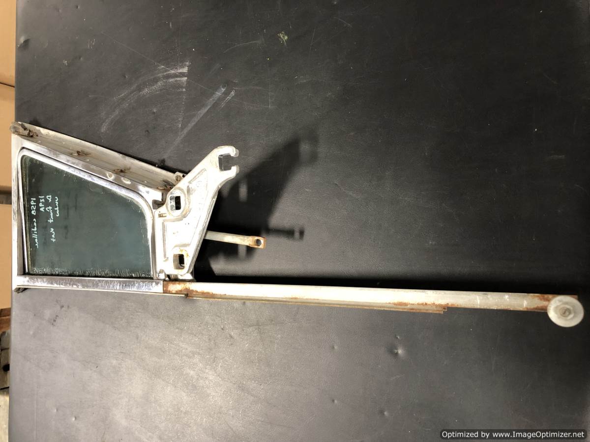 1958 Cadillac Deville Left Front Vent Window Assembly