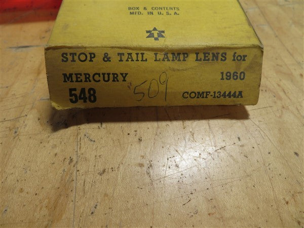 1960 Mercury NOS Tail Light Lens